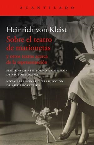 SOBRE EL TEATRO DE MARIONETAS | 9788419958648 | VON KLEIST, HEINRICH | Llibreria Drac - Llibreria d'Olot | Comprar llibres en català i castellà online
