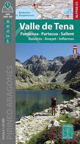 VALLE DE TENA - PANTICOSA, PARTACUA, SALLENT E: 1/25000 | 9788470111723 | AA.DD. | Llibreria Drac - Llibreria d'Olot | Comprar llibres en català i castellà online