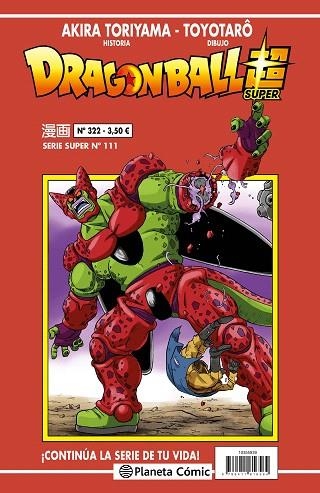 DRAGON BALL SERIE ROJA Nº 322 | 9788411619301 | TORIYAMA, AKIRA; TOYOTARÔ | Llibreria Drac - Llibreria d'Olot | Comprar llibres en català i castellà online