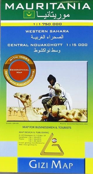 MAURITANIA 1:1.750.000 WESTERN SAHARA GEOGRAPHICAL -GIZIMAP | 9789638746559 | Llibreria Drac - Llibreria d'Olot | Comprar llibres en català i castellà online