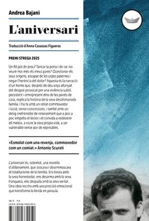 ANIVERSARI, L' | 9788419332950 | BAJANI, ANDREA | Llibreria Drac - Llibreria d'Olot | Comprar llibres en català i castellà online