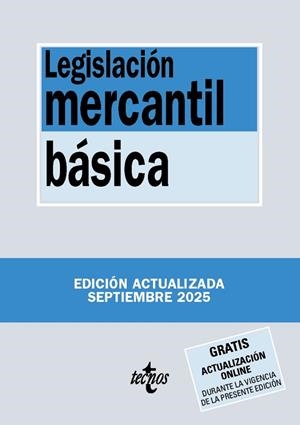 LEGISLACIÓN MERCANTIL BÁSICA | 9788430993116 | VVAA | Llibreria Drac - Llibreria d'Olot | Comprar llibres en català i castellà online