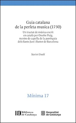 GUIA CATALANA DE LA PERFETA MÚSICA (1730) | 9788410393516 | DAUFÍ, XAVIER | Llibreria Drac - Librería de Olot | Comprar libros en catalán y castellano online