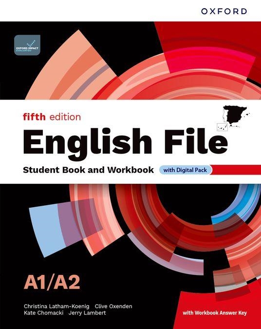 ENGLISH FILE 5TH EDITION A1/A2. STUDENT'S BOOK AND WORKBOOK AND DIGITAL WITH KEY | 9780194148030 | Llibreria Drac - Librería de Olot | Comprar libros en catalán y castellano online