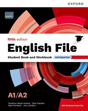 ENGLISH FILE 5TH EDITION A1/A2. STUDENT'S BOOK AND WORKBOOK AND DIGITAL WITH KEY | 9780194148030 | Llibreria Drac - Llibreria d'Olot | Comprar llibres en català i castellà online