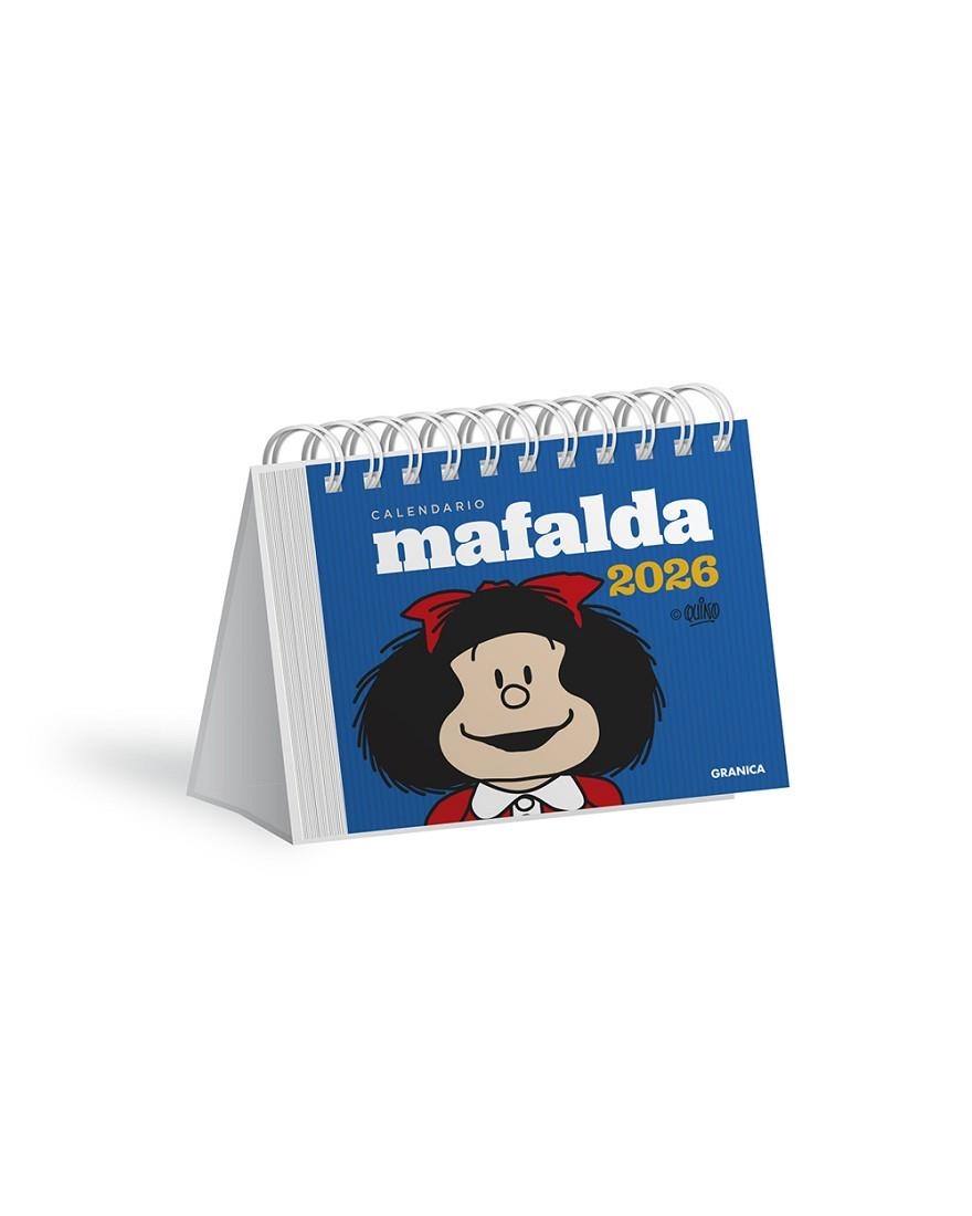 MAFALDA 2026 CALENDARI ESCRIPTORI BLAU | 9786316693198 | QUINO | Llibreria Drac - Llibreria d'Olot | Comprar llibres en català i castellà online