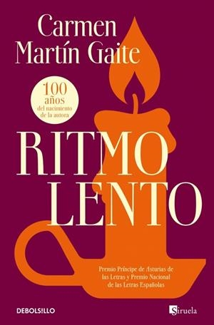 RITMO LENTO | 9788466381840 | MARTÍN GAITE, CARMEN | Llibreria Drac - Llibreria d'Olot | Comprar llibres en català i castellà online