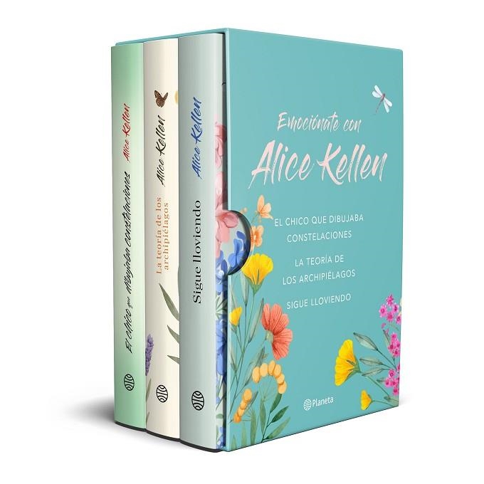 ESTUCHE EMOCIÓNATE CON ALICE KELLEN (EL CHICO QUE DIBUJABA CONSTELACIONES | LA TEORÍA DE LOS ARCHIPIÉLAGOS | SIGUE LLOVIENDO) | 9788408308706 | KELLEN, ALICE | Llibreria Drac - Librería de Olot | Comprar libros en catalán y castellano online