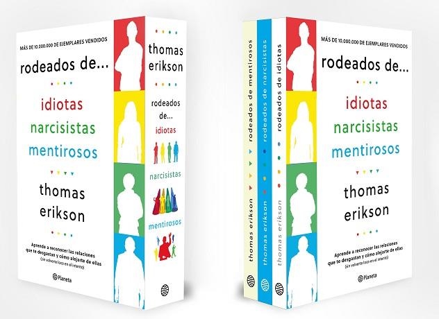 ESTUCHE RODEADOS ((RODEADOS DE IDIOTAS | RODEADOS DE NARCISISTAS | RODEADOS DE MENTIROSOS) | 9788408309680 | ERIKSON, THOMAS | Llibreria Drac - Llibreria d'Olot | Comprar llibres en català i castellà online