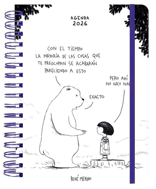 AGENDA ANUAL SEMANAL 2026 RENÉ MERINO | 9788419215666 | MERINO, RENÉ | Llibreria Drac - Llibreria d'Olot | Comprar llibres en català i castellà online