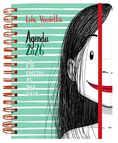 AGENDA ANUAL SEMANAL 2026 LOLA VENDETTA | 9788419215635 | RIBA ROSSY, RAQUEL | Llibreria Drac - Llibreria d'Olot | Comprar llibres en català i castellà online