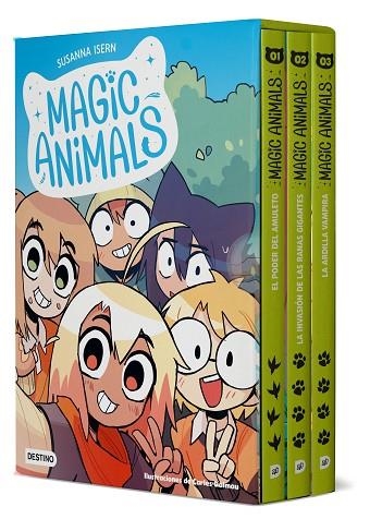 ESTUCHE MAGIC ANIMALS (3 VOLUMENES) | 9788408309987 | ISERN, SUSANNA; DALMAU, CARLES; LÓPEZ, NIL | Llibreria Drac - Librería de Olot | Comprar libros en catalán y castellano online