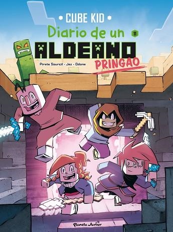 MINECRAFT. DIARIO DE UN ALDEANO PRINGAO. CÓMIC 11 | 9788408308997 | CUBE KID | Llibreria Drac - Librería de Olot | Comprar libros en catalán y castellano online