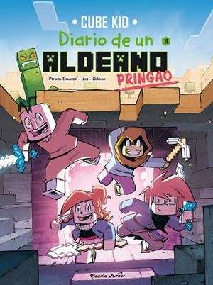 MINECRAFT. DIARIO DE UN ALDEANO PRINGAO. CÓMIC 11 | 9788408308997 | CUBE KID | Llibreria Drac - Librería de Olot | Comprar libros en catalán y castellano online