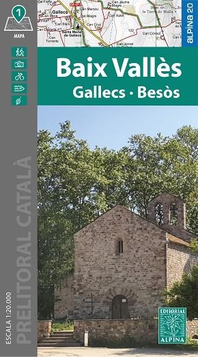 MAPA BAIX VALLÈS 1:20.000 | 9788470111884 | Llibreria Drac - Llibreria d'Olot | Comprar llibres en català i castellà online