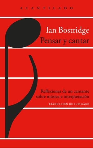 PENSAR Y CANTAR | 9788419958877 | BOSTRIDGE, IAN | Llibreria Drac - Llibreria d'Olot | Comprar llibres en català i castellà online