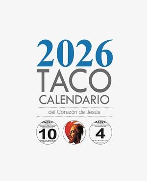 TACO CALENDARIO DEL CORAZÓN DE JESÚS - MESA SGDO. CORAZÓN - 2026 | 9788427149786 | AA.DD. | Llibreria Drac - Llibreria d'Olot | Comprar llibres en català i castellà online
