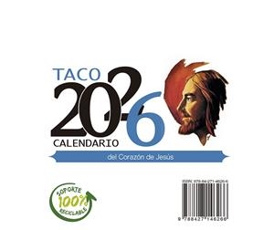 TACO CALENDARIO DEL CORAZÓN DE JESÚS - NOTAS CON SOPORTE - 2026 | 9788427149830 | AA.DD. | Llibreria Drac - Llibreria d'Olot | Comprar llibres en català i castellà online
