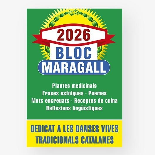 BLOC CALENDARI MARAGALL 2026 | 9788412745559 | AA.DD | Llibreria Drac - Llibreria d'Olot | Comprar llibres en català i castellà online