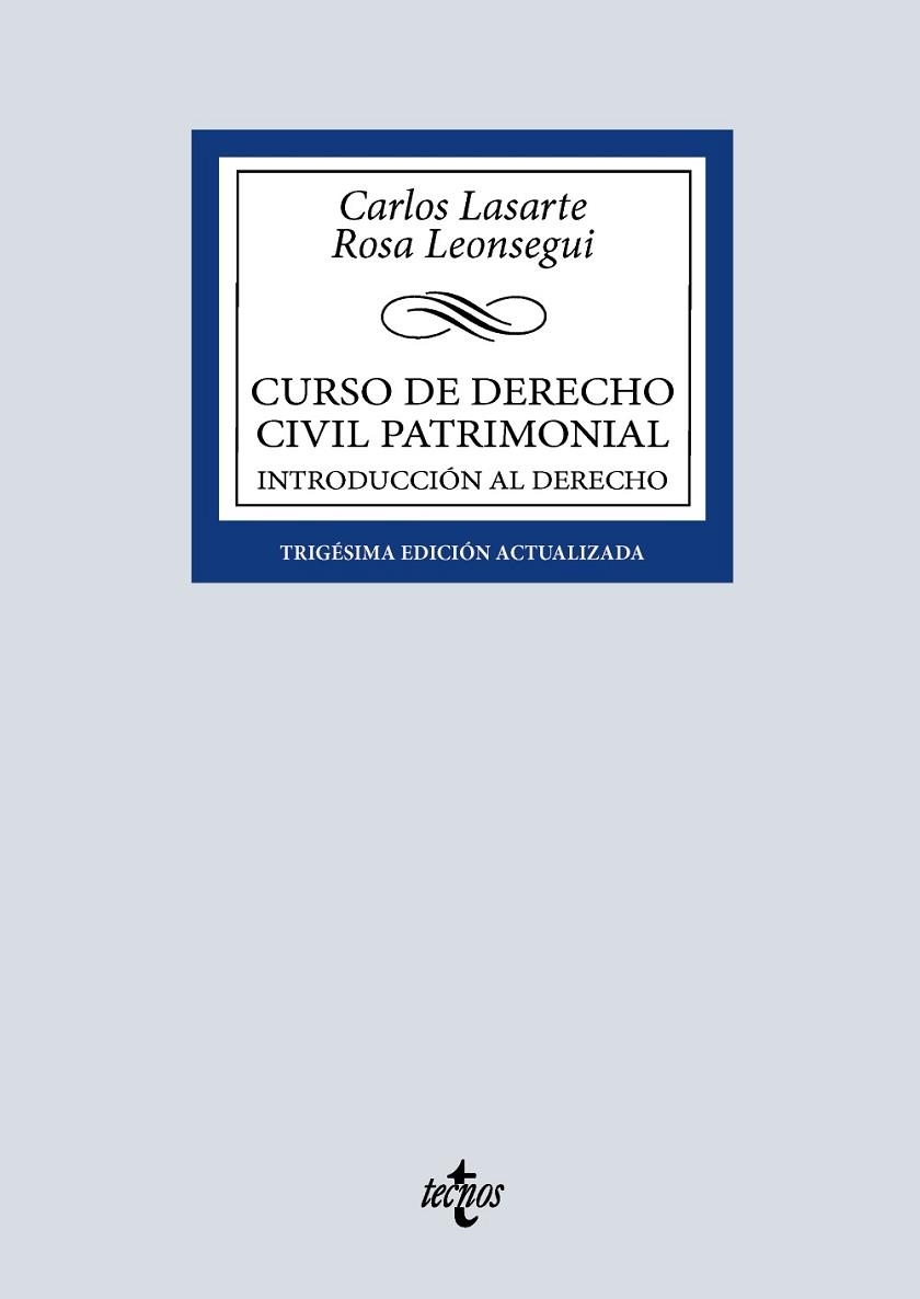 CURSO DE DERECHO CIVIL PATRIMONIAL | 9788430992645 | LASARTE, CARLOS/LEONSEGUI GUILLOT, ROSA ADELA | Llibreria Drac - Librería de Olot | Comprar libros en catalán y castellano online