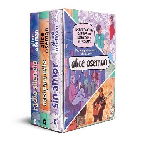 ESTUCHE ALICE OSEMAN: SIN AMOR | NACÍ PARA ESTO | RADIO SILENCIO | 9788419831521 | OSEMAN, ALICE | Llibreria Drac - Llibreria d'Olot | Comprar llibres en català i castellà online