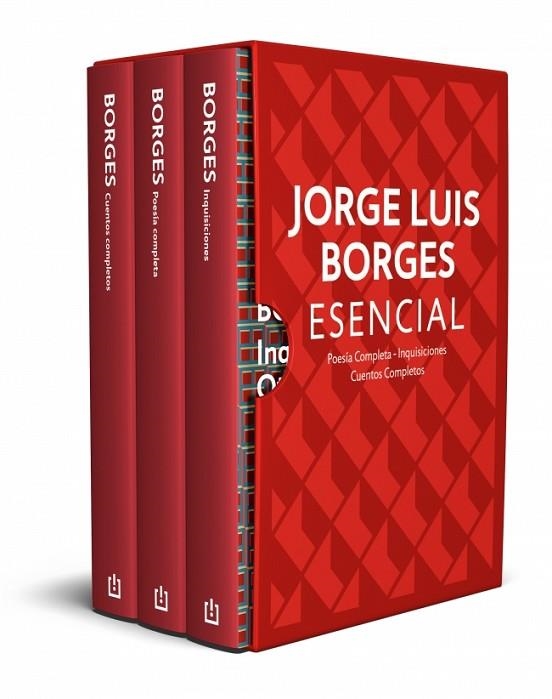 ESTUCHE JORGE LUIS BORGES ESENCIAL (CONTIENE: POESÍA COMPLETA | CUENTOS COMPLETOS | INQUISICIONES) | 9788466382557 | BORGES, JORGE LUIS | Llibreria Drac - Llibreria d'Olot | Comprar llibres en català i castellà online