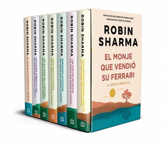 ESTUCHE EL MONJE QUE VENDIÓ SU FERRARI | 9788466373784 | SHARMA, ROBIN | Llibreria Drac - Librería de Olot | Comprar libros en catalán y castellano online