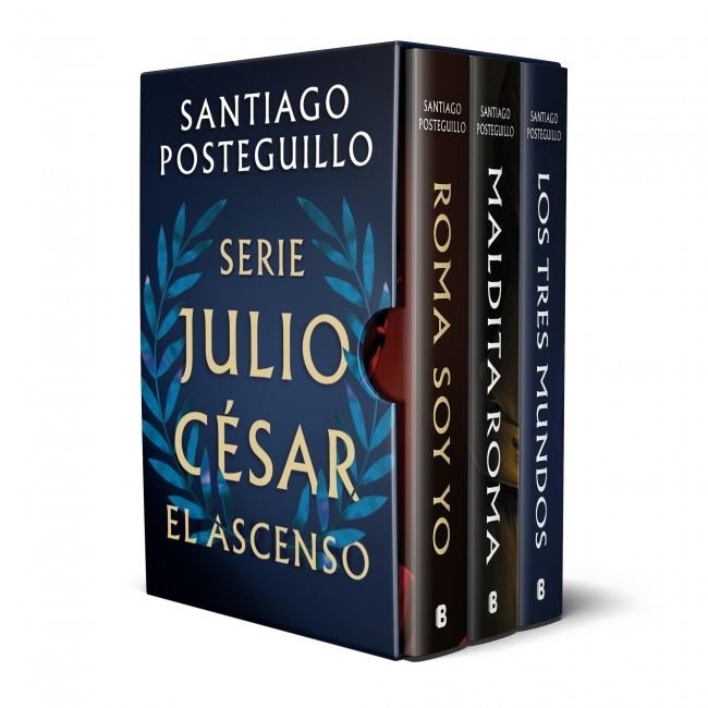 SERIE JULIO CÉSAR: EL ASCENSO (EDICIÓN ESTUCHE CON: ROMA SOY YO | MALDITA ROMA | LOS TRES MUNDOS) | 9788466680349 | POSTEGUILLO, SANTIAGO | Llibreria Drac - Librería de Olot | Comprar libros en catalán y castellano online