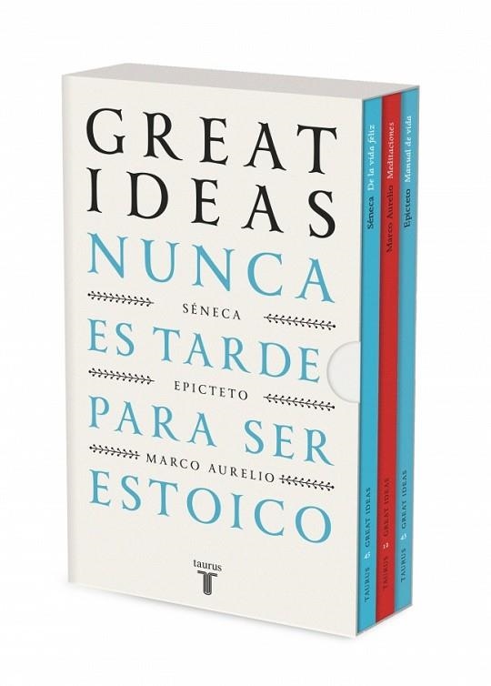 NUNCA ES TARDE PARA SER ESTOICO (SERIE GREAT IDEAS) | 9788430628766 | SÉNECA;  EPICTETO;  MARCO AURELIO | Llibreria Drac - Llibreria d'Olot | Comprar llibres en català i castellà online