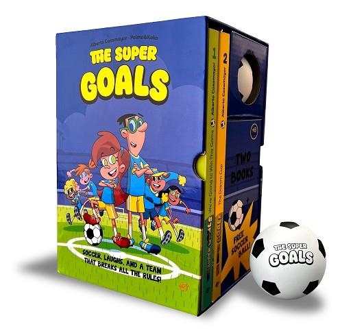 THE SUPER GOALS BOX SET: 2 BOOKS + SOCCER BALL | 9788419898951 | CASAMAYOR, ALBERTO | Llibreria Drac - Llibreria d'Olot | Comprar llibres en català i castellà online