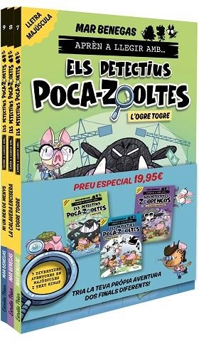 PACK APRÈN A LLEGIR AMB... ELS DETECTIUS POCA-ZOOLTES!  7,8 I 9: EN LLETRA MAJÚSCULA | 9791387782955 | BENEGAS, MAR | Llibreria Drac - Llibreria d'Olot | Comprar llibres en català i castellà online