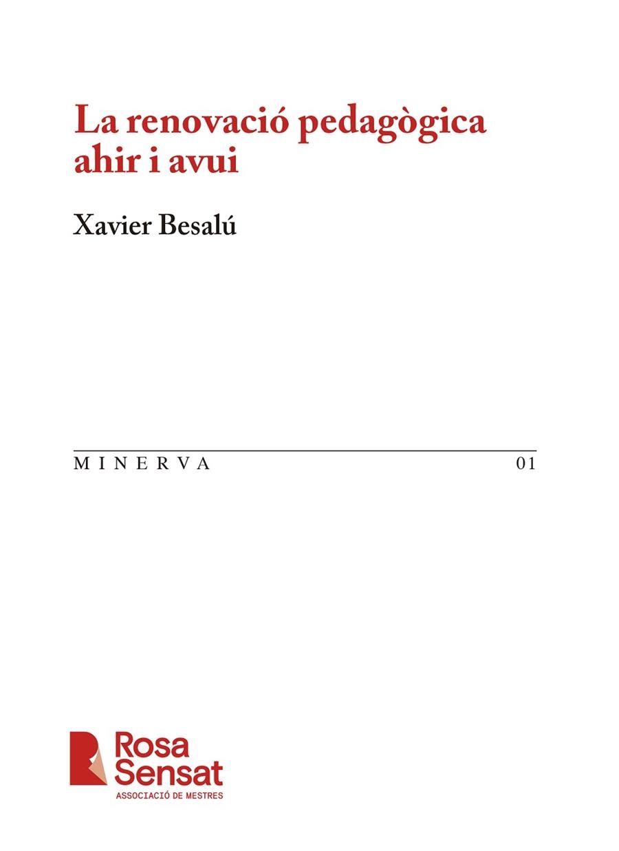 RENOVACIÓ PEDAGÒGICA AHIR I AVUI, LA | 9788412789492 | BESALÚ, XAVIER | Llibreria Drac - Llibreria d'Olot | Comprar llibres en català i castellà online