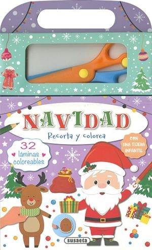 NAVIDAD. RECORTA Y COLOREA | 9788410843202 | SUSAETA EDICIONES | Llibreria Drac - Llibreria d'Olot | Comprar llibres en català i castellà online