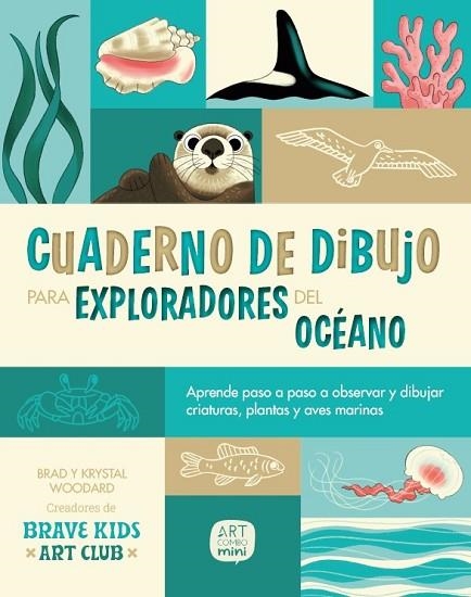 CUADERNO DE DIBUJO PARA EXPLORADORES DEL OCÉANO | 9788426739612 | WOODARD, KRYSTAL; WOODARD, BRAD | Llibreria Drac - Llibreria d'Olot | Comprar llibres en català i castellà online