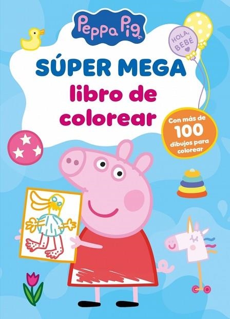 SÚPER MEGA LIBRO DE COLOREAR (PEPPA PIG. ACTIVIDADES) | 9788448872519 | HASBRO | Llibreria Drac - Librería de Olot | Comprar libros en catalán y castellano online