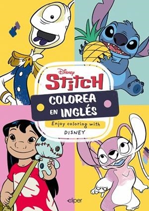 COLOREA EN INGLÉS CON LILO & STITCH | 9788419487575 | DISNEY | Llibreria Drac - Llibreria d'Olot | Comprar llibres en català i castellà online