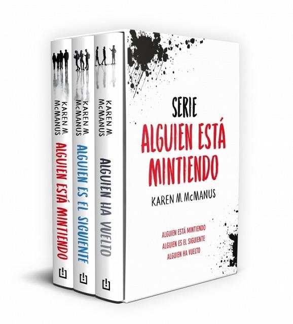 ALGUIEN ESTÁ MINTIENDO (EDICIÓN ESTUCHE CON: ALGUIEN ESTÁ MINTIENDO | ALGUIEN ES EL SIGUIENTE | ALGUIEN HA VUELTO) | 9788466390477 | MCMANUS, KAREN M. | Llibreria Drac - Llibreria d'Olot | Comprar llibres en català i castellà online