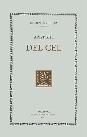 DEL CEL | 9788498594614 | ARISTÒTIL | Llibreria Drac - Librería de Olot | Comprar libros en catalán y castellano online