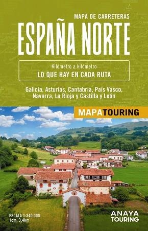 MAPA DE CARRETERAS DE ESPAÑA NORTE 1:340.000 | 9788491589976 | ANAYA TOURING | Llibreria Drac - Llibreria d'Olot | Comprar llibres en català i castellà online