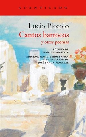 CANTOS BARROCOS | 9791387964092 | PICCOLO, LUCIO | Llibreria Drac - Llibreria d'Olot | Comprar llibres en català i castellà online