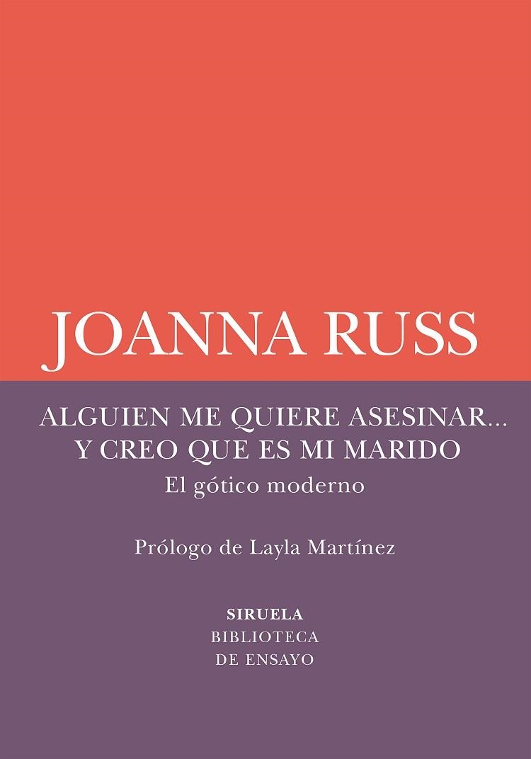 ALGUIEN ME QUIERE ASESINAR... Y CREO QUE ES MI MARIDO | 9791387688714 | RUSS, JOANNA | Llibreria Drac - Llibreria d'Olot | Comprar llibres en català i castellà online