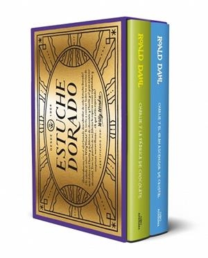 ESTUCHE DORADO DE WILLY WONKA (CONTIENE: CHARLIE Y LA FÁBRICA DE CHOCOLATE Y CHARLIE Y EL GRAN ASCENSOR DE CRISTAL) | 9791387741891 | DAHL, ROALD | Llibreria Drac - Llibreria d'Olot | Comprar llibres en català i castellà online