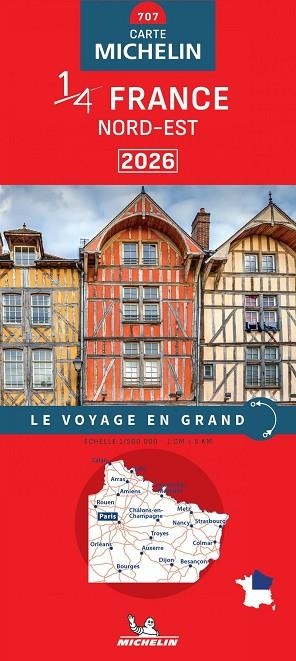 MAPA NATIONAL FRANCE NORD-EST (NATIONAL 707) | 9782067269743 | AA.DD. | Llibreria Drac - Librería de Olot | Comprar libros en catalán y castellano online