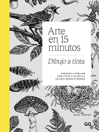 ARTE EN 15 MINUTOS DIBUJO A TINTA | 9788425236266 | TROMOP, ANNA | Llibreria Drac - Llibreria d'Olot | Comprar llibres en català i castellà online