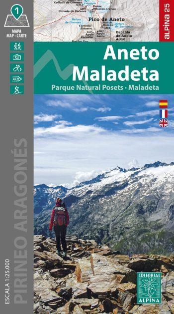 ANETO MALADETA (1:25.000) | 9788470112096 | EDITORIAL ALPINA | Llibreria Drac - Llibreria d'Olot | Comprar llibres en català i castellà online