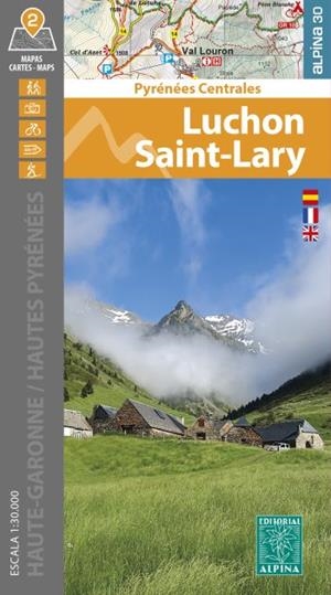 LUCHON SAINT-LARY (1:30.000) | 9788470112072 | ALPINA | Llibreria Drac - Librería de Olot | Comprar libros en catalán y castellano online