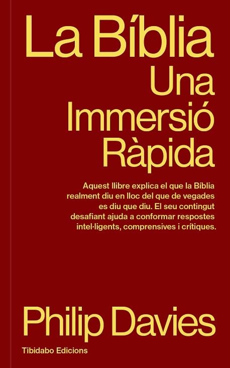 BÍBLIA, LA | 9791387633202 | DAVIES, PHILIP | Llibreria Drac - Librería de Olot | Comprar libros en catalán y castellano online
