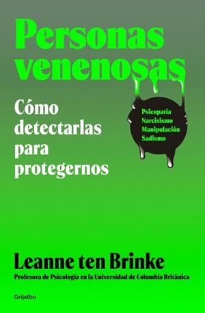 PERSONAS VENENOSAS | 9788425373947 | TEN BRINKE, LEANNE | Llibreria Drac - Llibreria d'Olot | Comprar llibres en català i castellà online