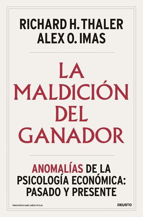 MALDICIÓN DEL GANADOR, LA | 9788423439027 | THALER, RICHARD H.; IMAS, ALEX O. | Llibreria Drac - Librería de Olot | Comprar libros en catalán y castellano online