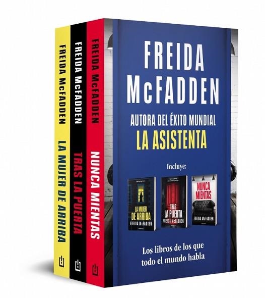 PACK FREIDA MCFADDEN (CONTIENE: LA MUJER DE ARRIBA | TRAS LA PUERTA | NUNCA MIENTAS) | 9788466392594 | MCFADDEN, FREIDA | Llibreria Drac - Llibreria d'Olot | Comprar llibres en català i castellà online